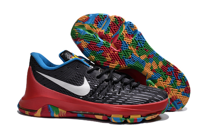 Nike KD 8 Black Rainbow Basketball Shoes